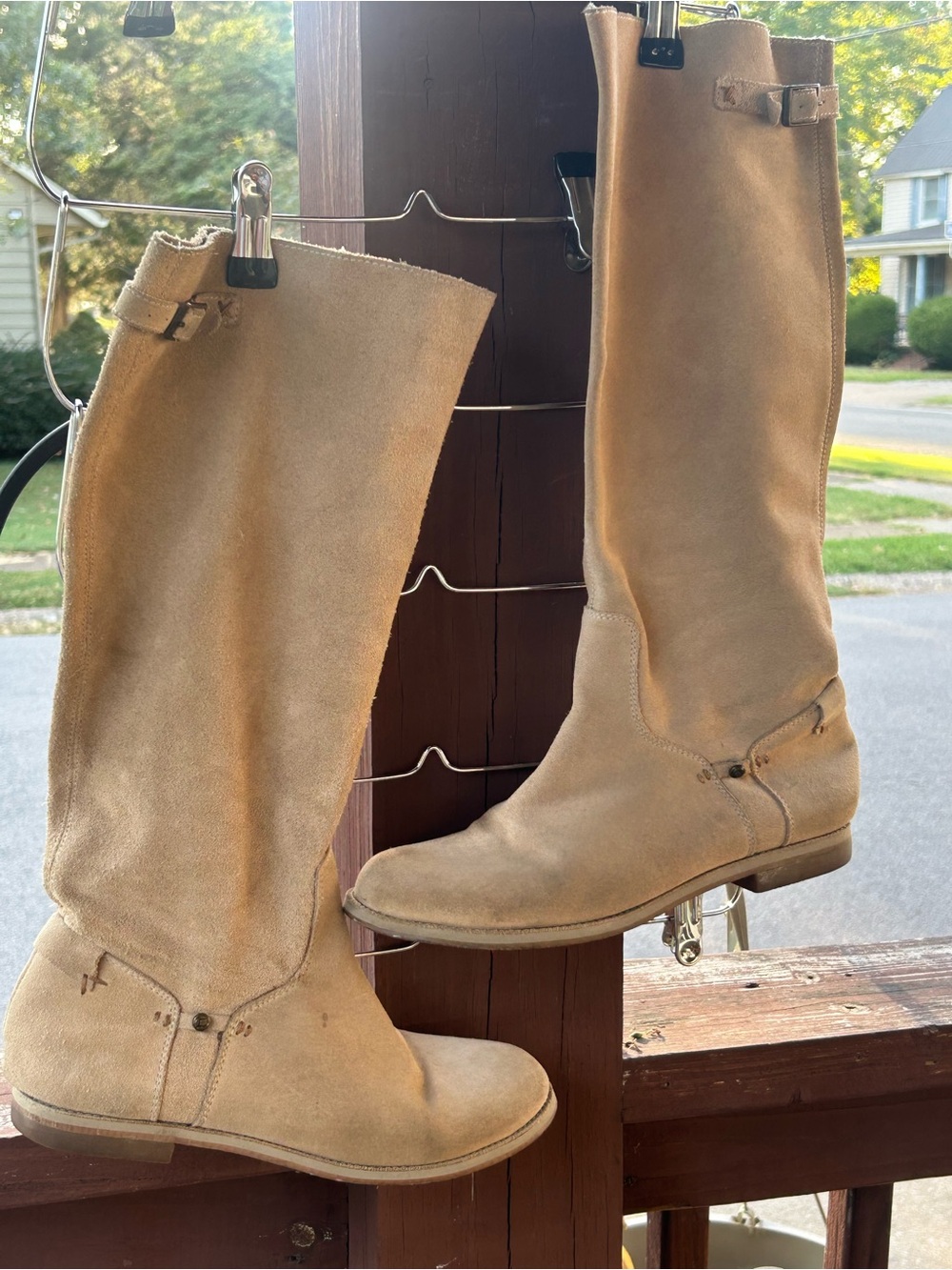 Reef Women's Over-the-Knee Suede Boots in Beige